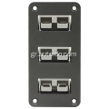 SB50 Power Connector Flush Panel Mount Triple Anderson